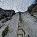 Die berühmte lange Klammernreihe in der Ferrata