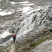 In der Mittagshitze ist der Schmelzwasserbach des Alpeiner Ferner deutlich angeschwollen