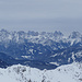 Dolomiten mit Drei Zinnen vom Gipfel der Bärentaler Spitze