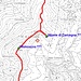 Situazione cime dalla Carta Tecnica Regionale del Piemonte