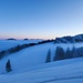 Dämmerung an "meinem" Skiberg