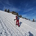 Vor dem steilen, vereisten Aufstieg von der Bergstation zum Gipfel wurden wir von Freunden gewarnt. Nach dem Neuschnee war es aber mit Grödeln easy.