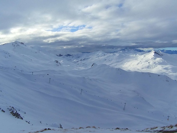 Blick vom unteren Westgrat der Casanna