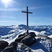 ...Gipfelkreuz der Karlspitze.