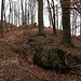 Slatinné vrchy, Hauptgipfel, der aus Basalt besteht, der eine Sandsteinbank durchdrungen hat. Entsprechend wurde früher an den Rändern der Durchdringung durch Umwandlungen abgelagertes Eisenerz abgebaut. Schürfmulden und kleine Tagebaue waren allenthalben zu sehen. 