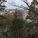 Šibeniční vrch, Blick über den Čepelský rybník (Tschepel Teich) auf Doksy (Hirschberg am See)