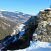Besuch der Burgruine Schwarzenstein mit Blick ins Tal.