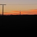 Unterwegs bei Renhardsweiler - Im Hintergrund ein Sendeturm nahe Bad Schussenried 