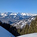 seitlicher Blick hinunter ins Rheintal nach Landquart