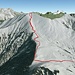 meine GPS Aufzeichnung der Tour