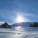 In der Nordflanke lag außerhalb von Waldzonen reichlich Schnee