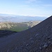 Wegloser Abstieg, oberster Teil. Nicht sehr angenehm...