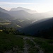 Rückblick kurz vorm Passo del Cerbiolo