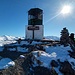 il Faro degli Alpini posizionato sulla cima del Genevris