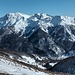 l' alta Val Chisone, con Pragelato e a sinistra l' Albergian