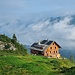 Vorbei an der Lidernenhütte SAC.