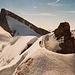 Am Ost Nord Ost Grat im Abstieg vom Studerhorn.