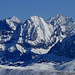 Schöne Aussichten versüssen den sauren Aufstieg...Blick vom unteren Louwenehore SE-Grat nach ENE über den Frischewärtgrat zu den beiden Doldenhörnern, zum Loner und zur Blüemlisalp