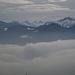 Blick zu Hohen der Allgäuer Alpen.