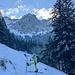 4. Kurz vor dem Aufstieg in die Rinne beim Ramseli.