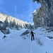 9. Je nach Schneemenge sind Schneeschuhe hilfreich (hier nicht, weiter oben schon).