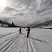 Nachmittags Langlauf mit dem Nachwuchs im frisch verschneiten Engadin