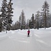 Nachmittags Langlauf mit dem Nachwuchs im frisch verschneiten Engadin