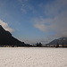 Im Tal schaut es winterlich aus