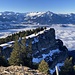 Ausblick von P. 1934 zum Vorgipfel oberhalb des Grönwengligrabe'