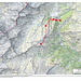 Monte Cazzola: mappa.