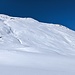 Es lag in den Hängen stellenweise viel Triebschnee.