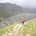Im Farbspiel der Regenbögen sind wir zurück nach Pont abgestiegen
