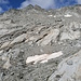 Rückblick vom See Richtung Gipfel.