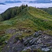 an der Abzweigung: links hinab zur Hansletalm, rechts und besser erkennbarer Pfad zum LODERSTEIN 1830 m