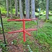 erstes rotes massives Drehkreuz