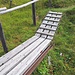 Hölzerne Steg-Konstruktion