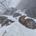 ultimo passaggio, poi si esce su canale di neve