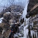 il primo passaggio di III grado di arrampicata