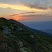 Sonnenuntergang von meinem Zeltplatz
