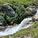 Wasserfälle im Abstieg
