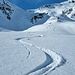 Flauschiger Pulverschnee im mittleren Abschnitt