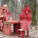 moderne Kunst im Wald