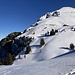 Rückblick: über der Alp Tritt unsere Route