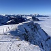 Einblick in die nördlichen Abstürze,
dahinter Buochserhorn und Pilatus