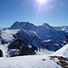 ...und dann mit einem prachtvollen Blick auf Gaishorn und Rauhhorn...