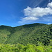 Im Abstieg nach Colombier - Seitenblick zum "Sattel mit Mast" und Flagstaff.