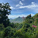 Am Colombier Pass - Blick auf die niederländische Seite. Hinten ist u. a. der Sentry Hill zu erkennen.
