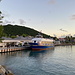 Bei Marigot - Im Hafen liegt die Fähre, welche wir für unseren Ausflug nach Anguilla genutzt haben.