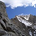 Der Gipfel des Bietschhorn scheint nah, ist aber für uns an dem Tag unerreichbar fern.. :-/