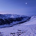 Das Engadin vor Sonnenaufgang